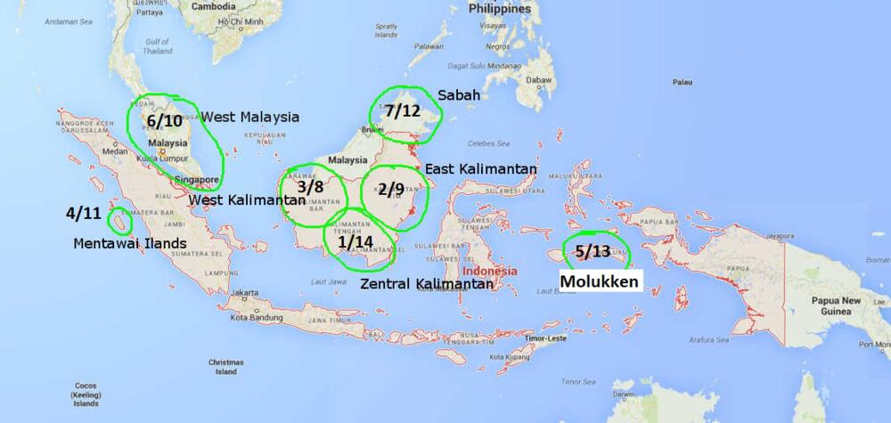 Probenherkunft © Uni Hamburg