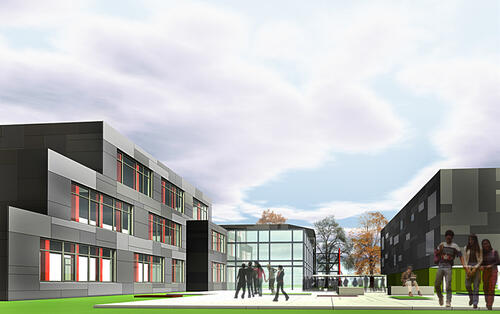 Gymnasium Baesweiler &copy; Rongen Architekten