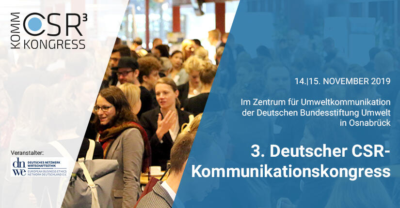 Banner CSR-Kongress 2019 © Marcus Eichhorn / Verantwortung | Kommunikation