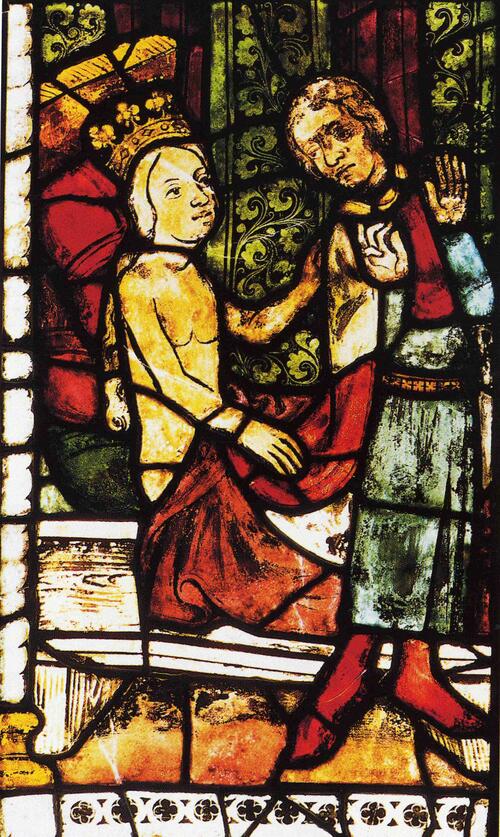 Jakobusfenster im Erfurter Dom 