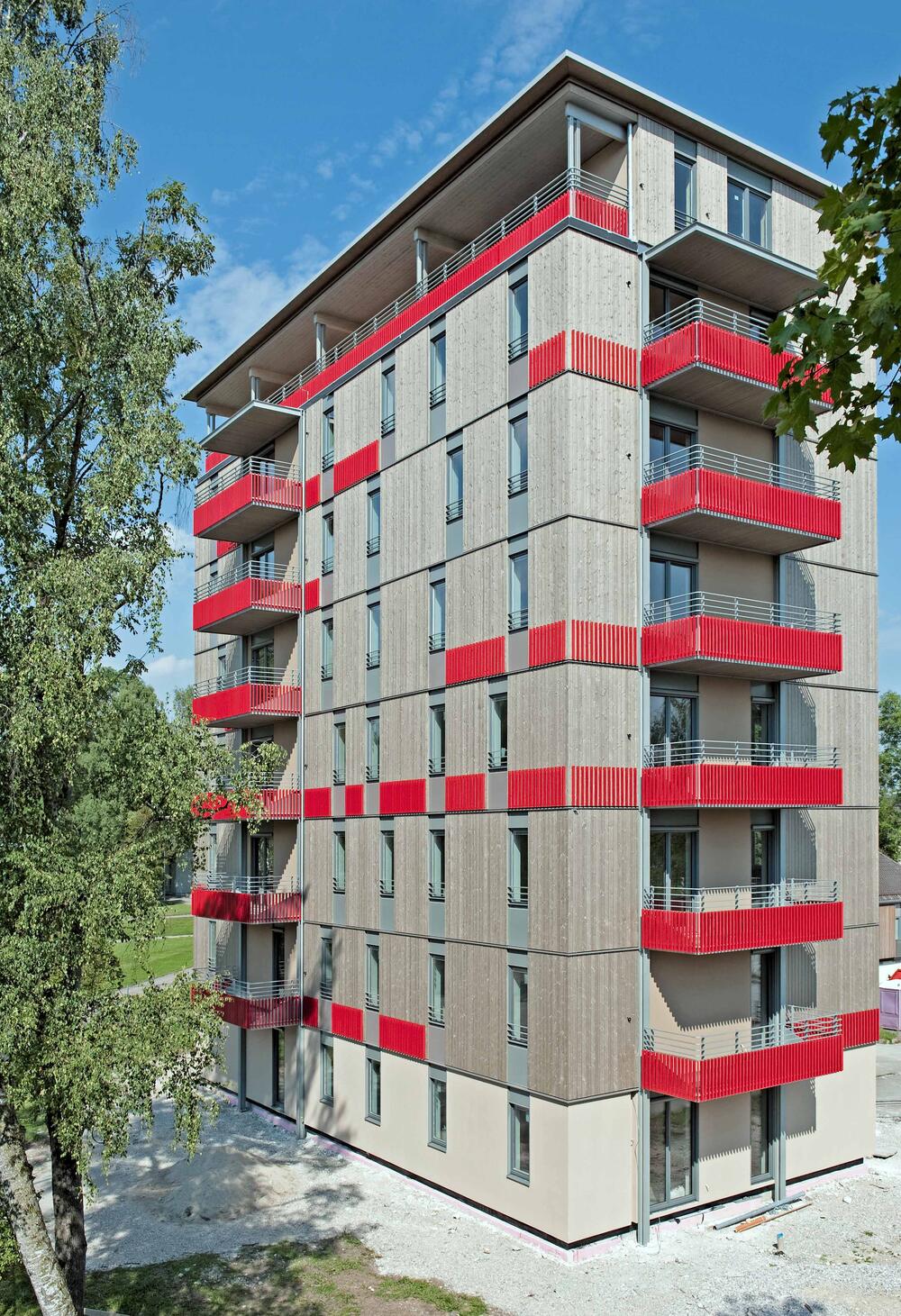 achtgeschossigen Holzhaus 