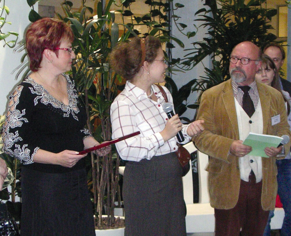 Ludmila Piltichina, Dolmetscherin und Wilhelm Kulke 