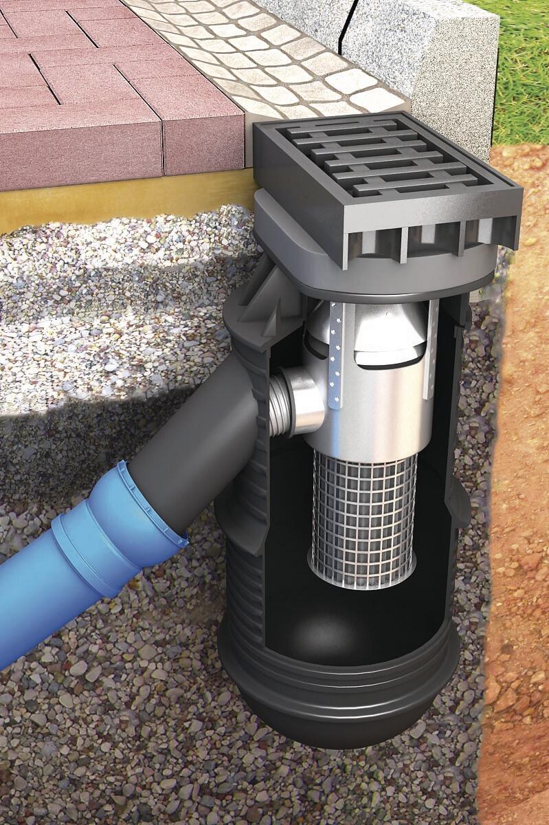 INNOLET G, in einem Kunststoffschacht eingebaut 