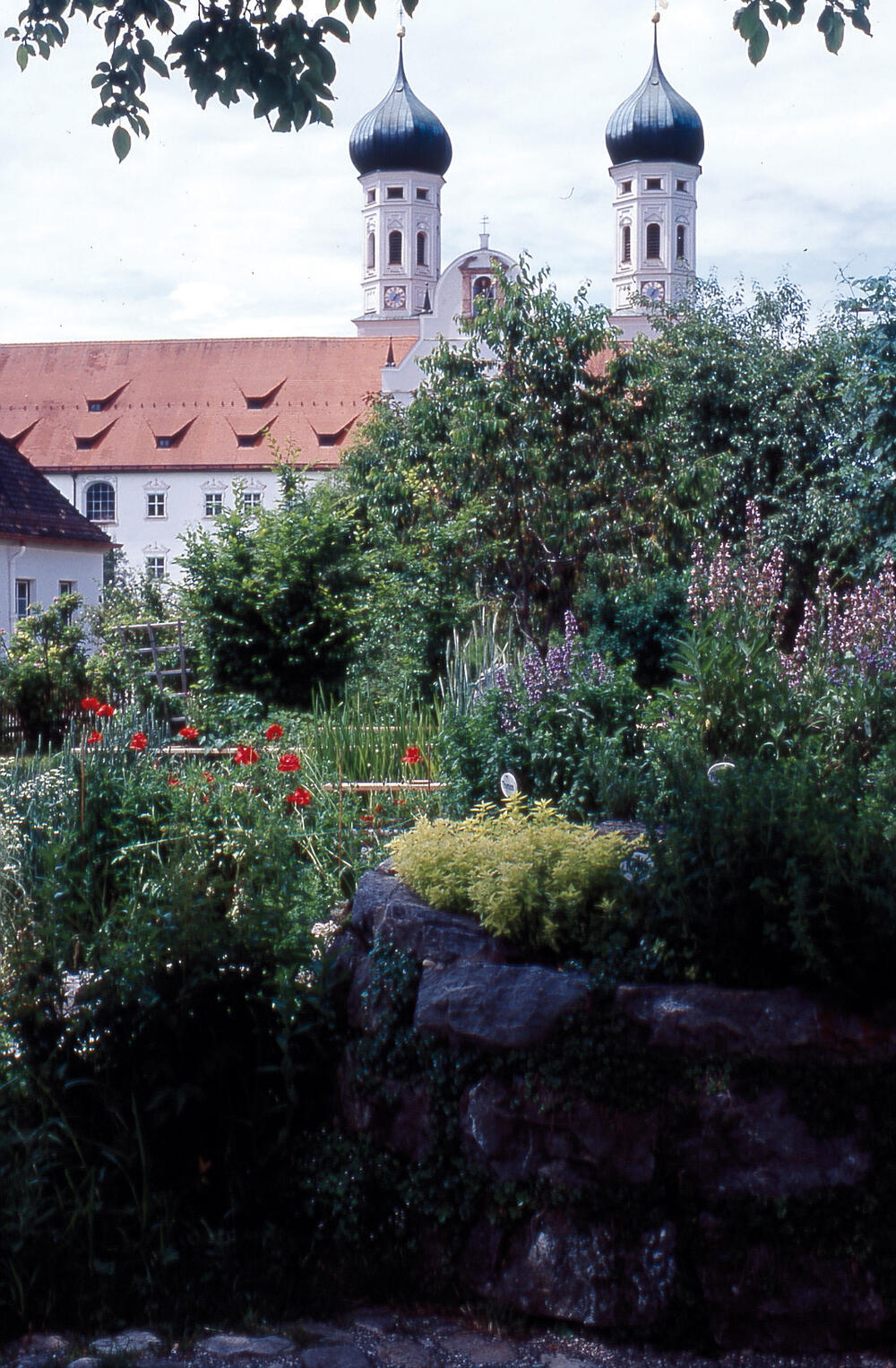 Herb garden in the monastery Benediktbeuern 
