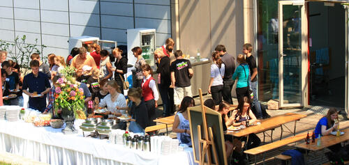 Jugendkongress Buffet © Melf Mäder/DBU