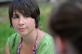 Jugendkongress Teilnehmerin © Peter Himsel/DBU