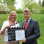 Silke Kraus mit Dr. Ing. e.h. Brickwedde 