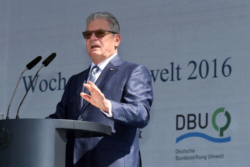 Bundespräsident Gauck &copy; DBU/David Ausserhofer