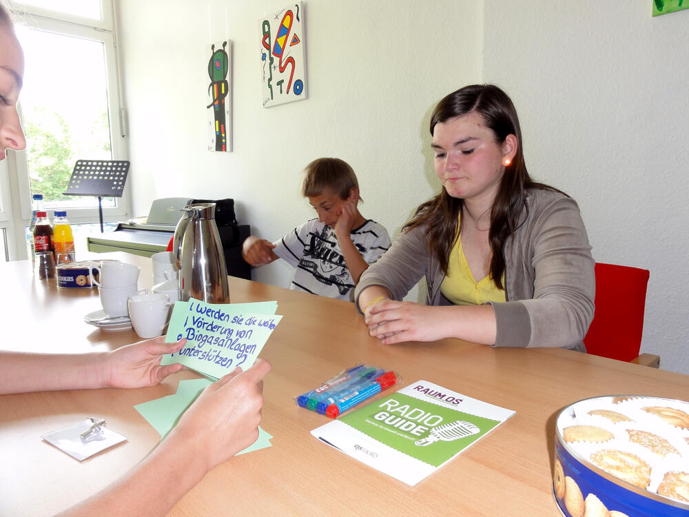 Vorbereitung auf die erste Radioreportage 