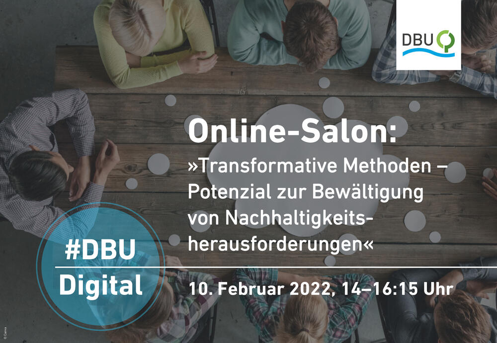 DBU-Online-Salon „Transformative Methoden - Potential zur Bewältigung von Nachhaltigkeitsherausforderungen“ © Deutsche Bundesstiftung Umwelt