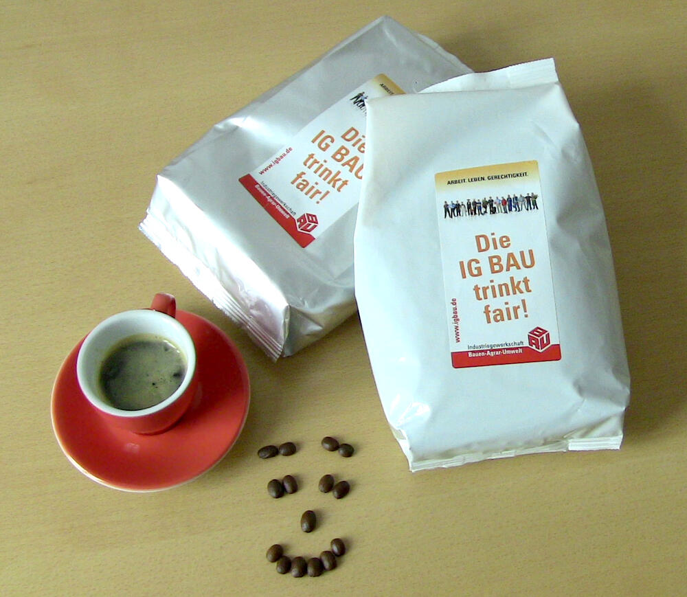 IG Bauen-Agrar-Umwelt nutzen bereits »Fairen Kaffee« 