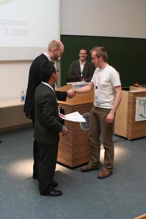 Falk Harnisch bei der Preisverleihung 