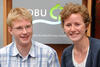 Christian Schwarzer aus Leverkusen und Svenja Fox aus Berlin übernehmen die Leitung der Follow-Up-Gruppe.  © Peter Himsel/DBU