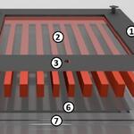 Kalkstein-Reparatur © Gruber, D.; Wolf, S.L.P.; Hoyt, A.-L.M.; Konsek, J.P.; Cölfen, H. A Micro-Comb Test System for In Situ Investigation of Infiltration and Crystallization Processes. Minerals 2017, 7, 187.