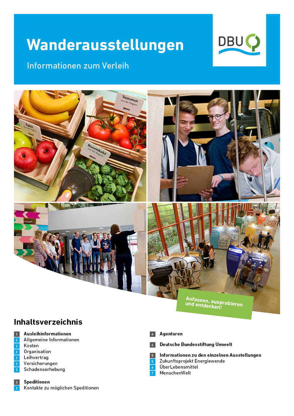 Entleiher-Infoblatt Titelseite 