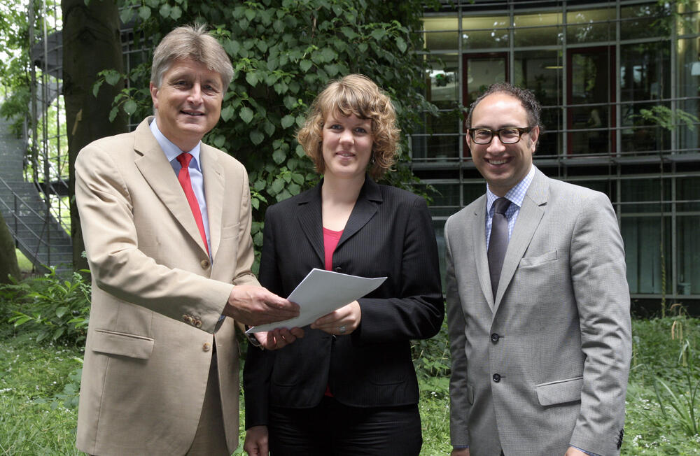 Übergabe Bewilligung Brickwedde/Förster/Mix 