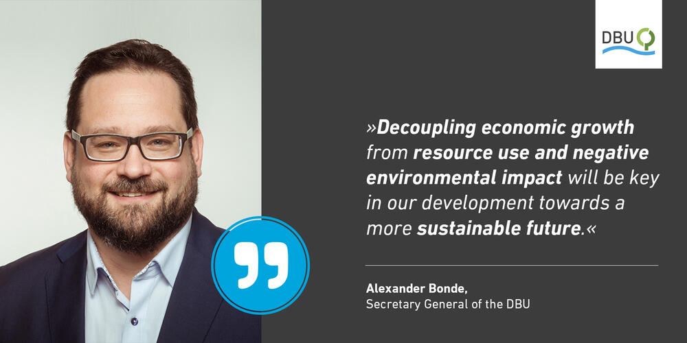 Zitat Bonde englisch anlässlich Global Solutions Summit 2021 © Deutsche Bundesstiftung Umwelt