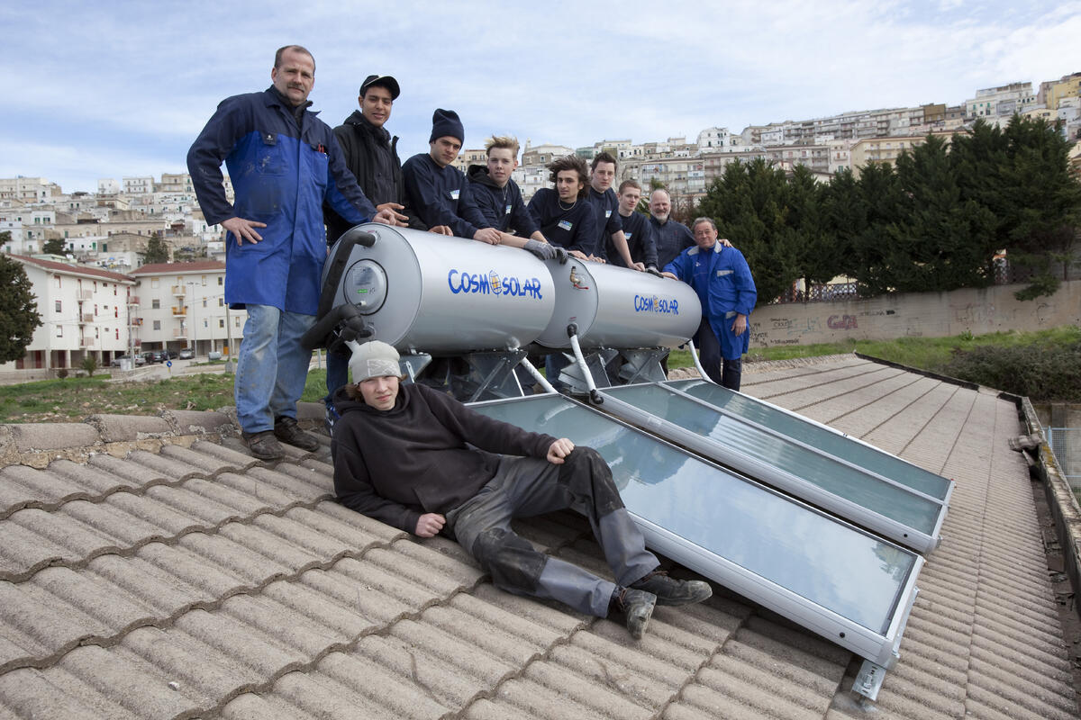 Schüler der BBS Wilhelmshaven 