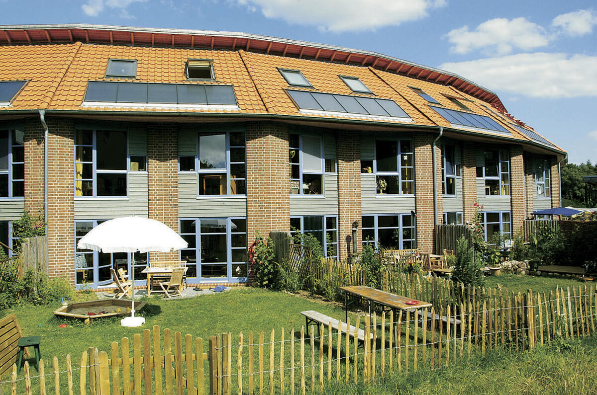 Häuser nutzen Solarenergie 