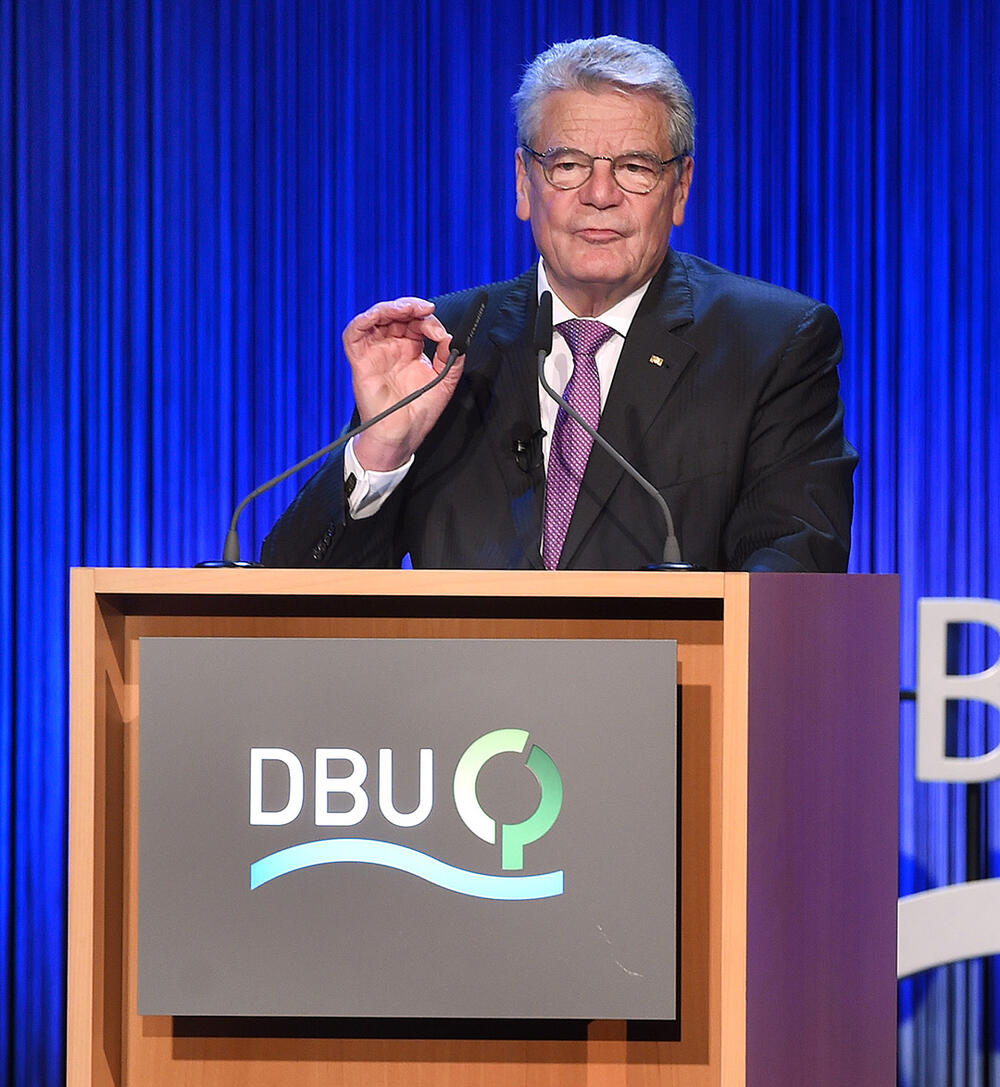 Gauck_Rede &copy; DBU/Peter Himsel