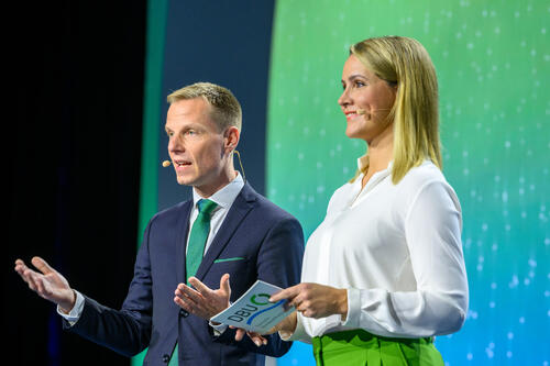 Moderatorin Judith Rakers © Peter Himsel/DBU