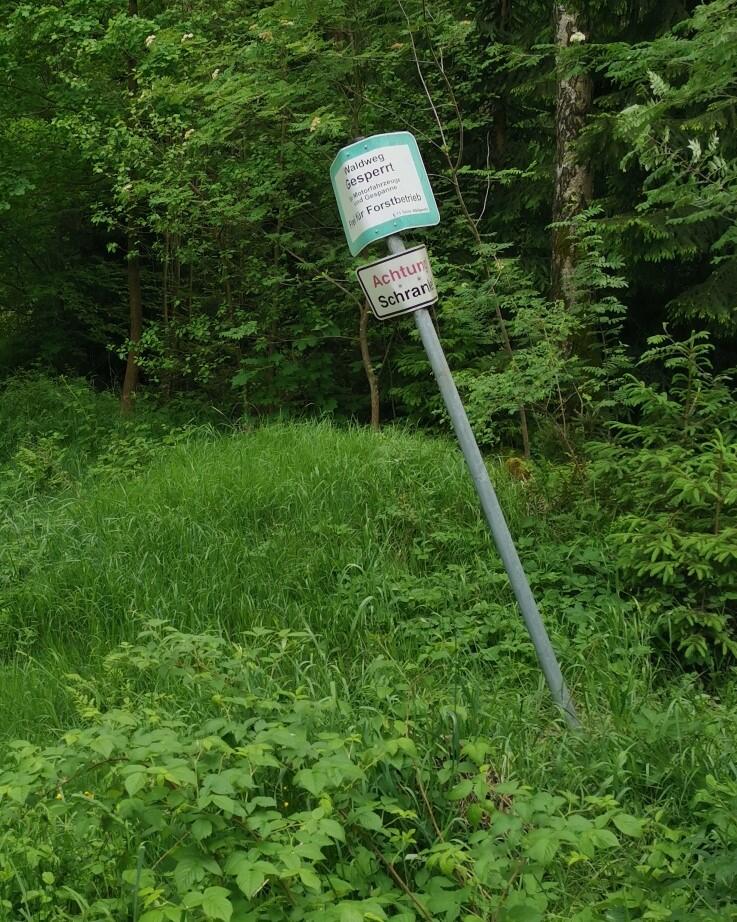 Schild Hartmannsdorfer Forst © Holger Kind/ Bundesforst