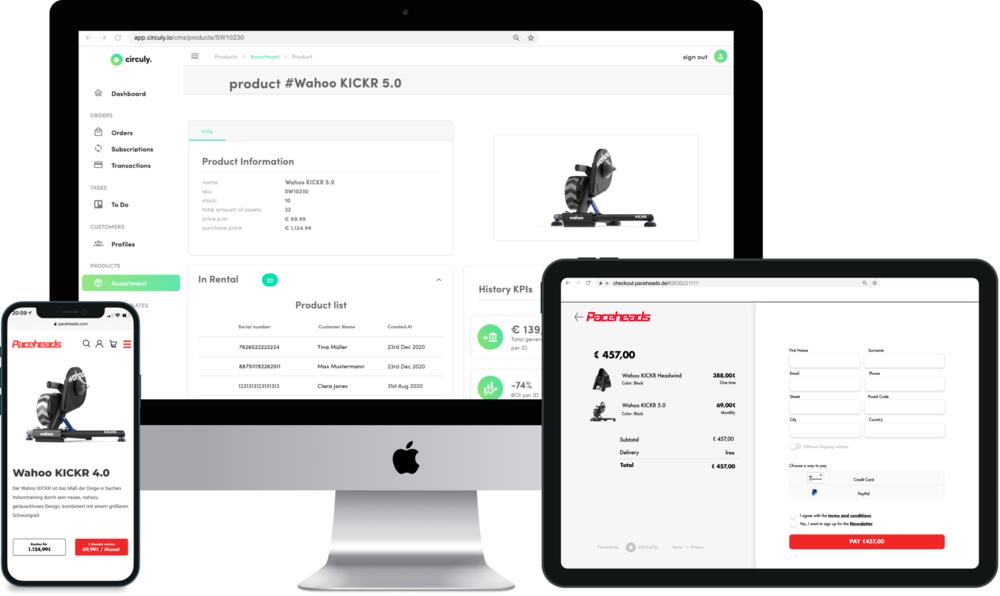 Das circuly-Software-Tool © circuly GmbH