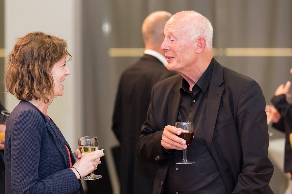 Hans Joachim Schellnhuber im Gespräch © Eric Berghen