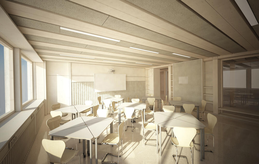 Klassenzimmer Gymnasium Diedorf 