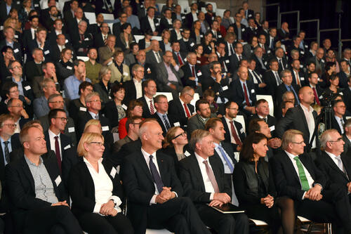 Blick in den Festsaal Radialsystem Berlin &copy; DBU/Peter Himsel