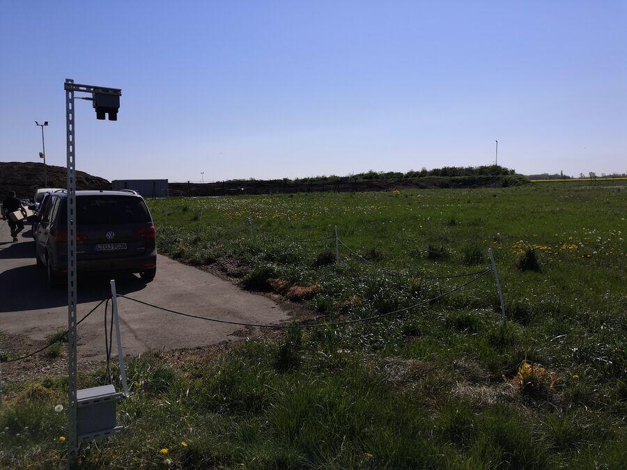 Biogassensor im Feldtest, Dr. Födisch Umweltmesstechnik AG © Dr. Fanny Finger 