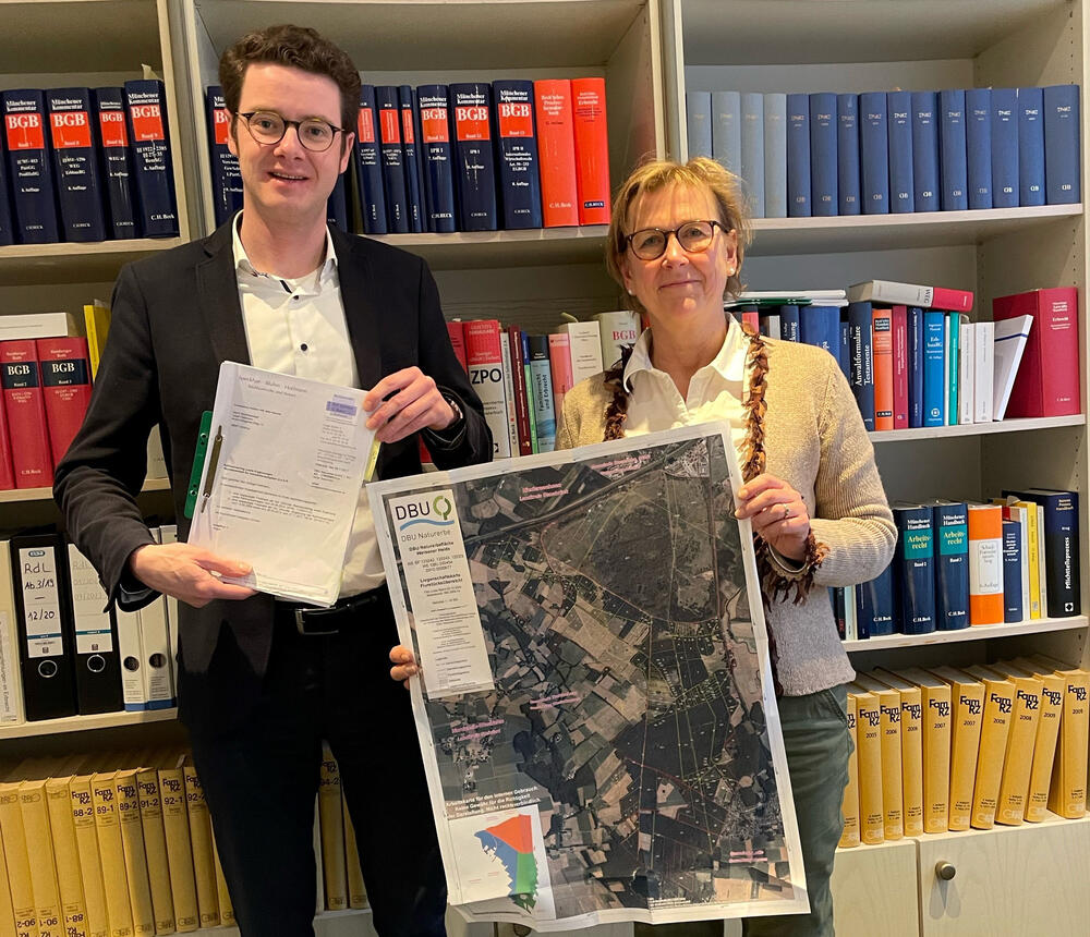 Flächenübertragung Wersener Heide © DBU Naturerbe