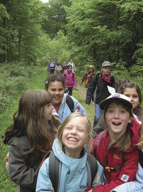 Schulwandern © J. Kuhr/DWV