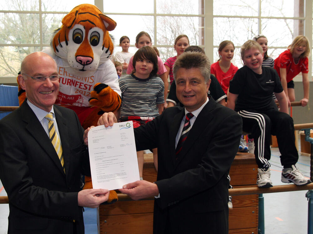 Übergabe Bewilligung Landesturnfest 