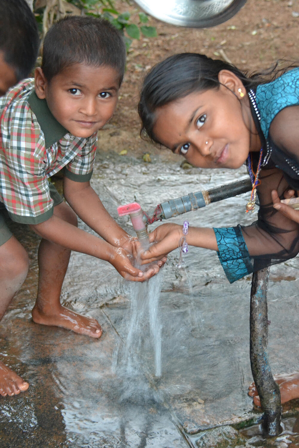 Sichere Wasserquelle Indien &copy; terre des hommes