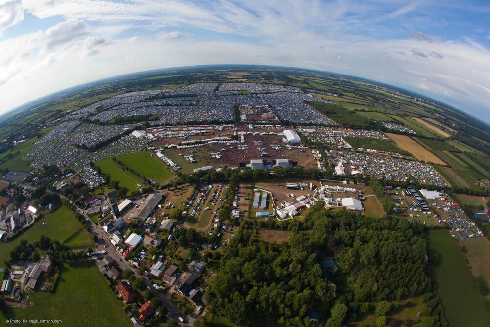 Wacken Open Air/Luftbild &copy; ICS Festival Service 