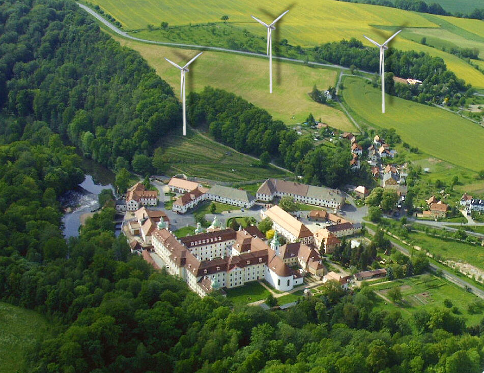 Fotomontage unseres Tagungsortes 