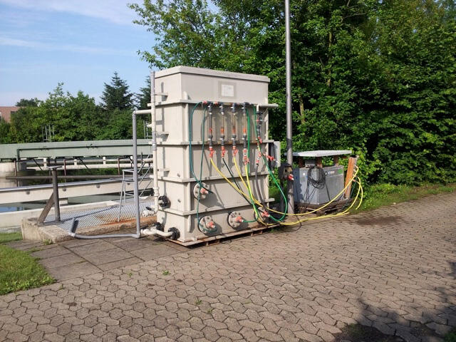 Aktivkoks-Pilotanlage 