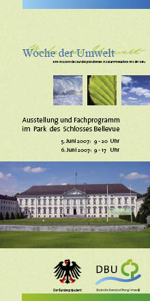 Flyer zur Woche der Umwelt 