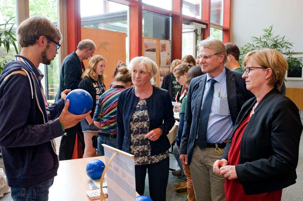 Markt der Möglichkeiten JuZuVie17 © Michael Münch/Deutsche Bundesstiftung Umwelt