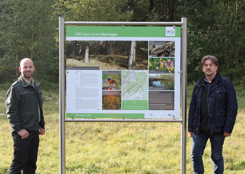 Infotafel Herongen © Bundesforstbetrieb Rhein-Weser