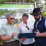 Besuch auf der DBU-Naturerbefläche Goitzsche © Behrendt/DBU