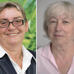 Produktentwicklerin Carmen Hock-Heyl (l.) und »Stromrebellin« Ursula Sladek 