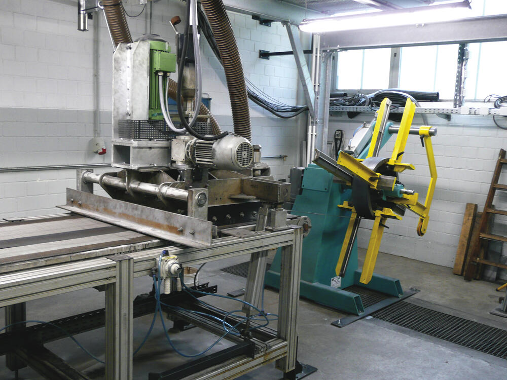 Versuchsanlage Entzunderung 