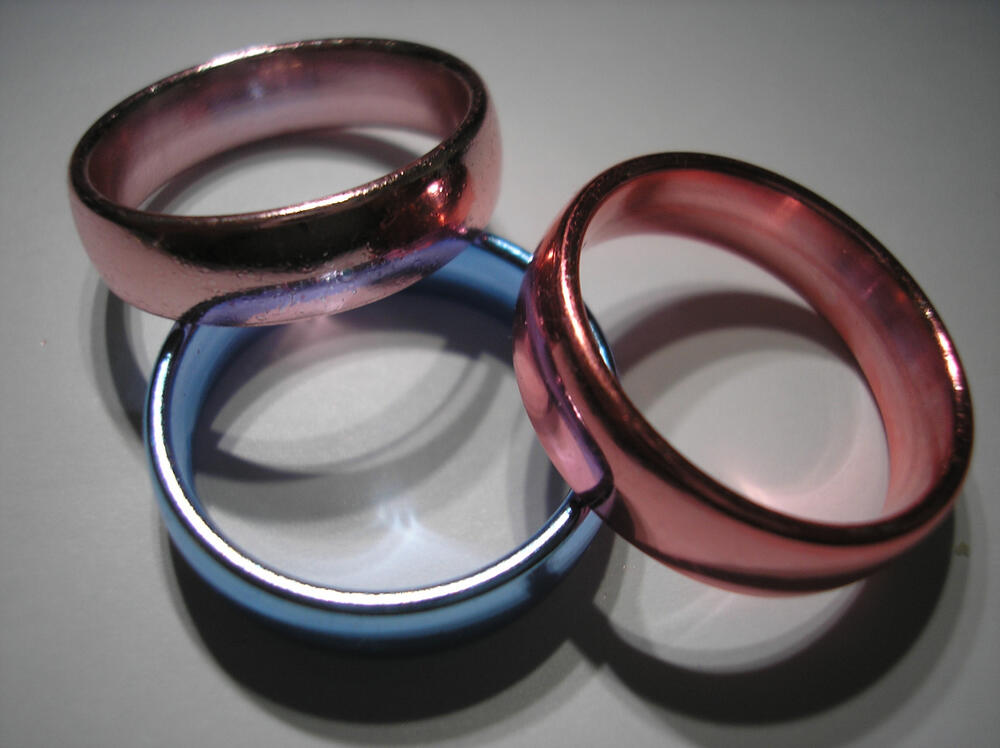 Silber-, Goldbeschichtung 