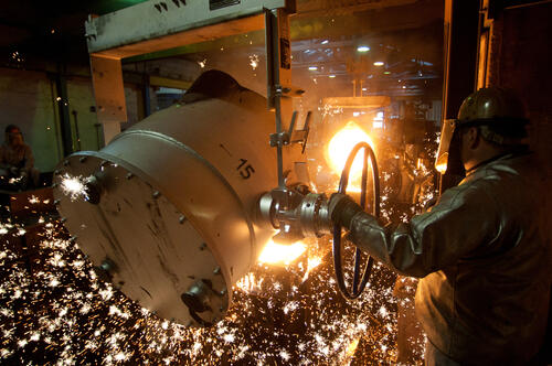 33136 Kemptener Eisengießerei - Gussprozess © Laurin Schmid