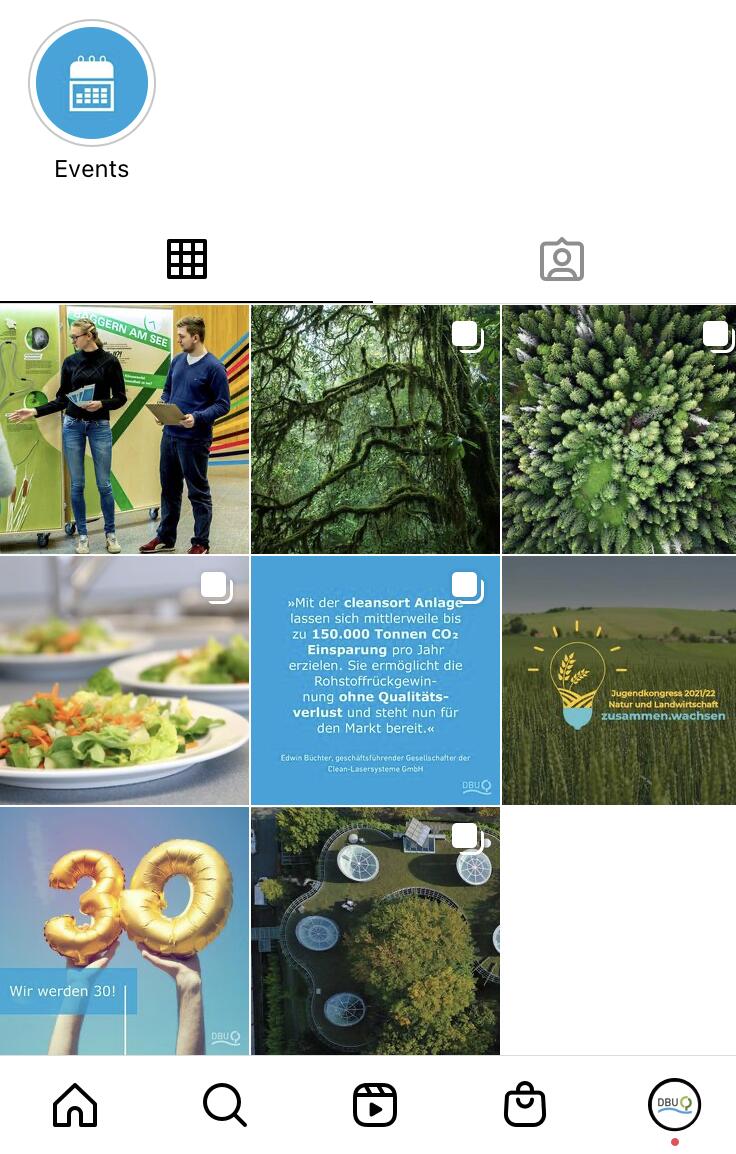 Instagram-Account DBU © Deutsche Bundesstiftung Umwelt