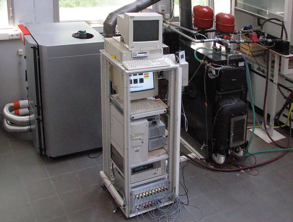 Testanlage Stückholzfeuerung 
