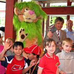 Zur Eröffnung des Sprachfördercamps 