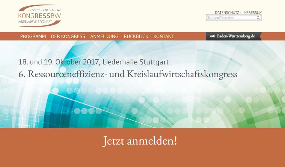 http://www.ressourceneffizienzkongress.de/ 